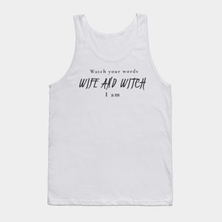 WIFE AND WITCH Tank Top